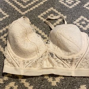 Victoria secret off white bustier 36dd